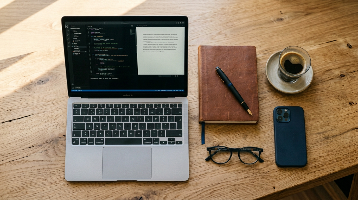 A focused workspace